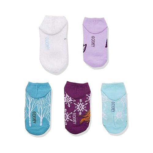 디즈니 Disney Frozen Girls 5 Pack No Show Socks