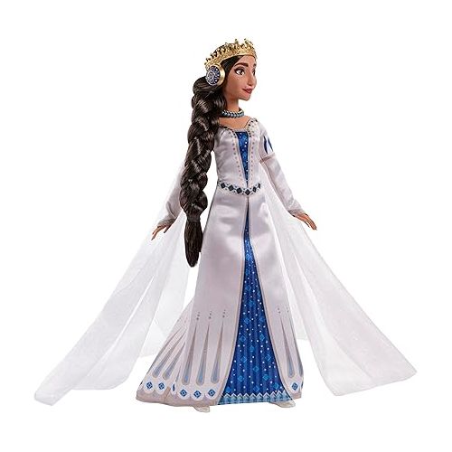 디즈니 Mattel Disney Wish Toys, Queen Amaya of Rosas, Posable Fashion Doll with Removable Signature Outfit, Shoes & Accessories, Inspired by the Movie