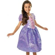 Disney Princess Disney 100 Rapunzel Dress Costume for Girls, Perfect for Party, Halloween Or Pretend Play Dress Up Child Size 4-6X
