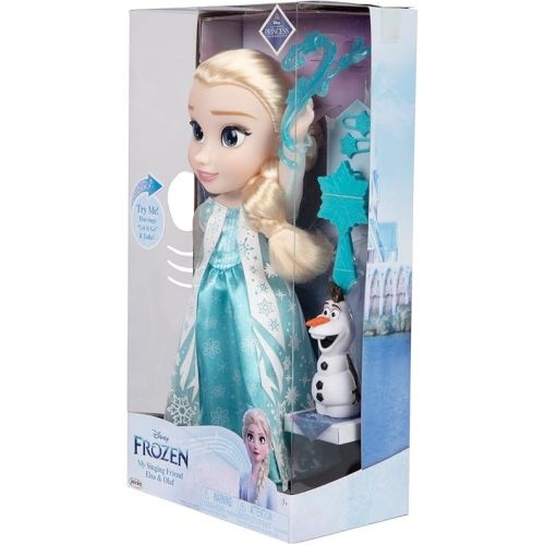 디즈니 Disney Frozen Elsa Doll Classic My Singing Friend Elsa Doll & Olaf Figure