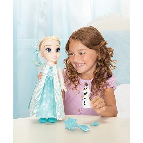 디즈니 Disney Frozen Elsa Doll Classic My Singing Friend Elsa Doll & Olaf Figure