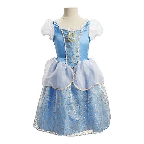 디즈니 Disney Princess Cinderella Costume, Sing & Shimmer Musical Sparkling Dress, Sing-A-Long to “A Dream is A Wish Your Heart Makes” Perfect for Party, Halloween or Dress Up [Amazon Exclusive]