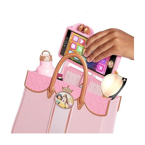 디즈니 Disney Princess Style Collection Deluxe Tote Bag & Essentials [Amazon Exclusive], Pink