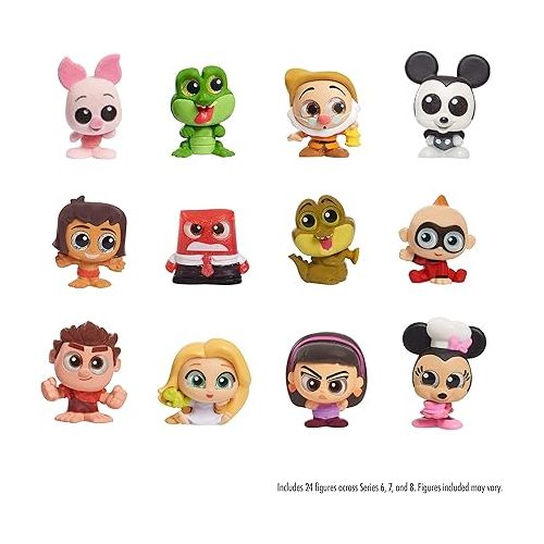 디즈니 Just Play Disney Doorables Mega Village Peek Pack, Series 6, 7, and 8, Toy Figures, Officially Licensed Kids Toys for Ages 5 Up, Amazon Exclusive