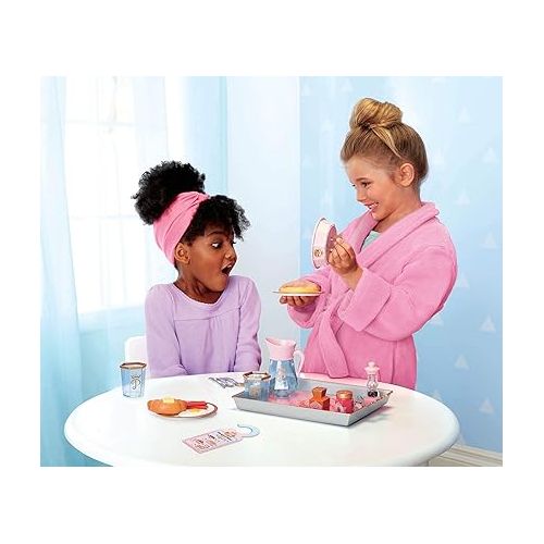 디즈니 Disney Princess Style Collection Room Service Pretend Play Toy Set - with Serving Tray, Plate Cover, Pitcher & More for A Great Pretend Travel Experience - Girls Ages 3+