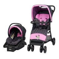 Disney Baby Minnie Mouse Simple Fold LX Travel System, Lift to fold compactly in Less Than a Second for Easy Storage; self-Standing When Folded, Minnie Dot Party