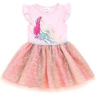 Disney Girls Short Sleeve Tulle Dress Toddler to Big Kid Sizes (2T - 18-20)