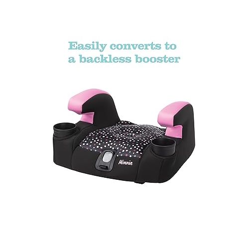 디즈니 Disney Baby Disney MagicSquad 3-in-1 Harnessed Booster Car Seat, Minnie Dot Party