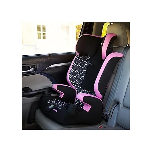 디즈니 Disney Baby Disney MagicSquad 3-in-1 Harnessed Booster Car Seat, Minnie Dot Party