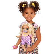 Disney Princess Rapunzel Baby Doll Deluxe with Tiara, Carrier, Plush Friend, Pacifier, Bib & Baby Bottle [Amazon Exclusive]