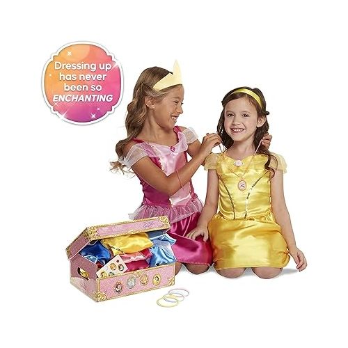 디즈니 Disney Princess Dress Up Trunk Deluxe 21 Piece Officially Licensed [Amazon Exclusive]