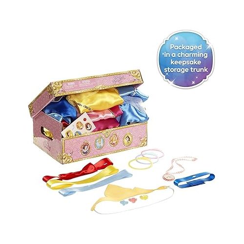 디즈니 Disney Princess Dress Up Trunk Deluxe 21 Piece Officially Licensed [Amazon Exclusive]