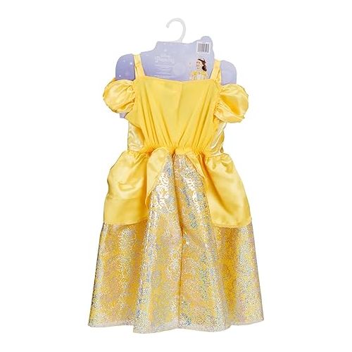 디즈니 Disney Princess Disney 100 Belle Dress Costume for Girls, Perfect for Party, Halloween Or Pretend Play Dress Up Child Size 4-6X