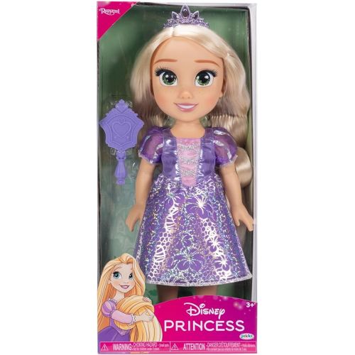 디즈니 Disney Princess My Friend Rapunzel Doll 14 inch Tall Includes Removable Outfit, Tiara, Shoes & Brush