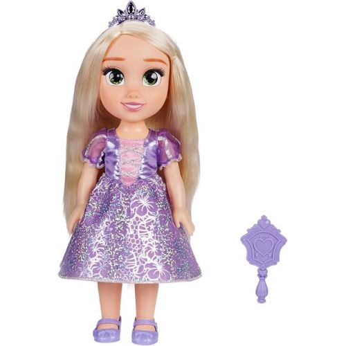 디즈니 Disney Princess My Friend Rapunzel Doll 14 inch Tall Includes Removable Outfit, Tiara, Shoes & Brush