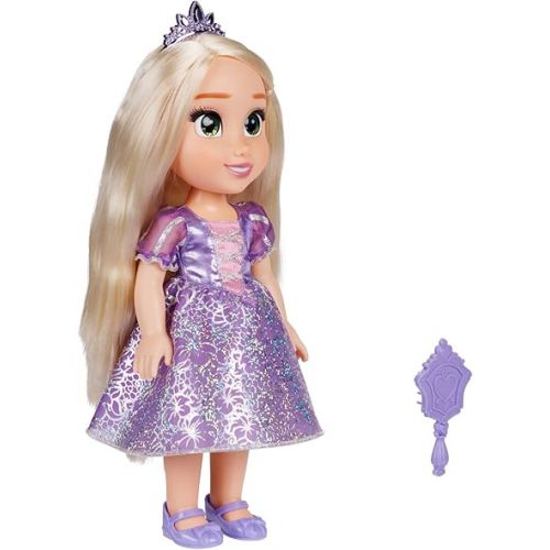 디즈니 Disney Princess My Friend Rapunzel Doll 14 inch Tall Includes Removable Outfit, Tiara, Shoes & Brush