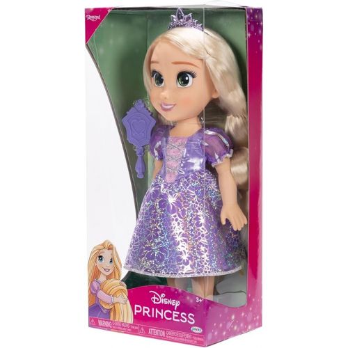 디즈니 Disney Princess My Friend Rapunzel Doll 14 inch Tall Includes Removable Outfit, Tiara, Shoes & Brush