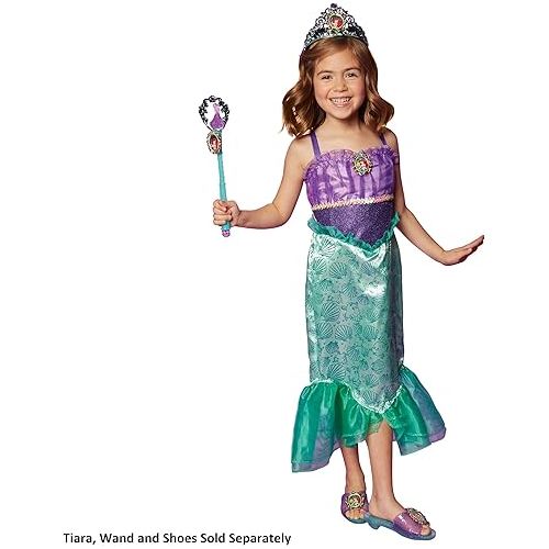 디즈니 Disney Princess Ariel Dress Costume for Girls, Perfect for Party, Halloween Or Pretend Play Dress Up, 4-6X