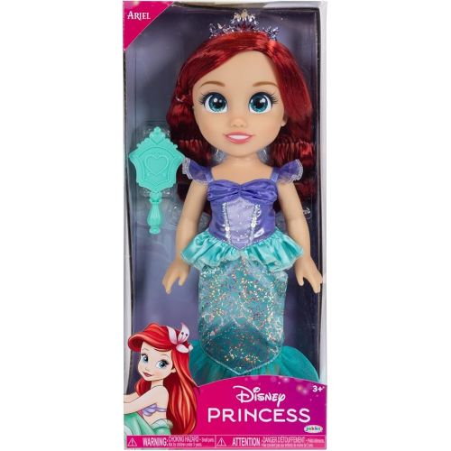 디즈니 Disney Princess My Friend Ariel Doll 14 inch Tall includes Removable Outfit, Tiara, Shoes & Brush