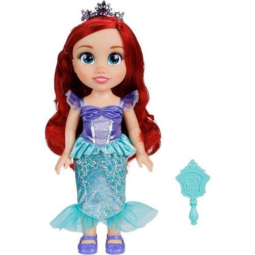 디즈니 Disney Princess My Friend Ariel Doll 14 inch Tall includes Removable Outfit, Tiara, Shoes & Brush