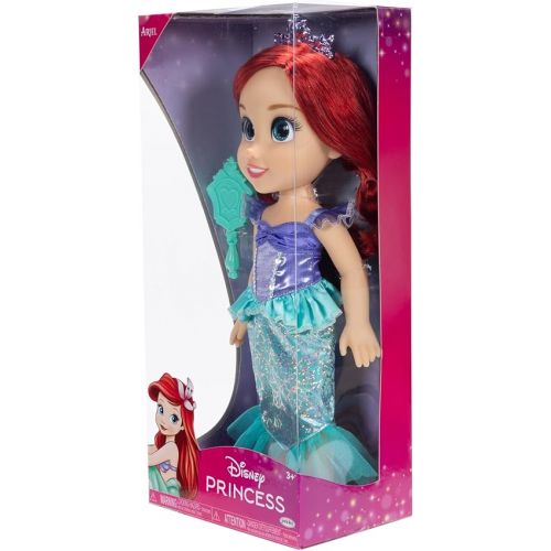 디즈니 Disney Princess My Friend Ariel Doll 14 inch Tall includes Removable Outfit, Tiara, Shoes & Brush