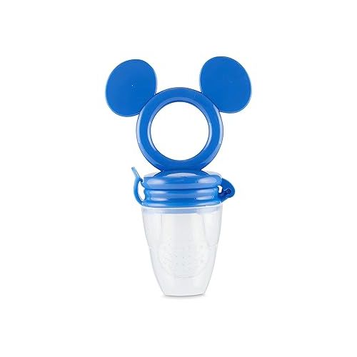 디즈니 Disney Mickey and Minnie Teether with Fruit Feeder - Safe and Durable Design for Soothing Your Baby's Teething Pains
