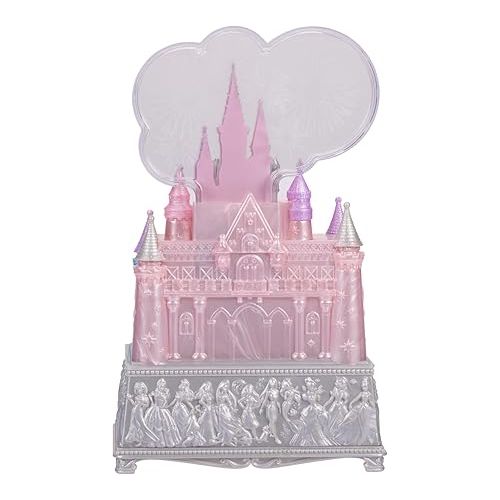 디즈니 Disney Princess Jewelry Box for Girls Disney 100th Celebration Princess Castle Keepsake Jewelry Box with Music & Firework-Like Light Show, Plays Song “A Dream Is a Wish Your Heart Makes”