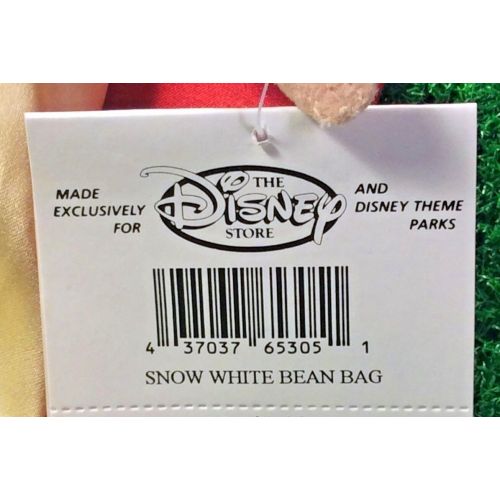 디즈니 NEW The Disney Stores Exclusive SNOW WHITE Bean Bag Plush Toy - FREE Shipping