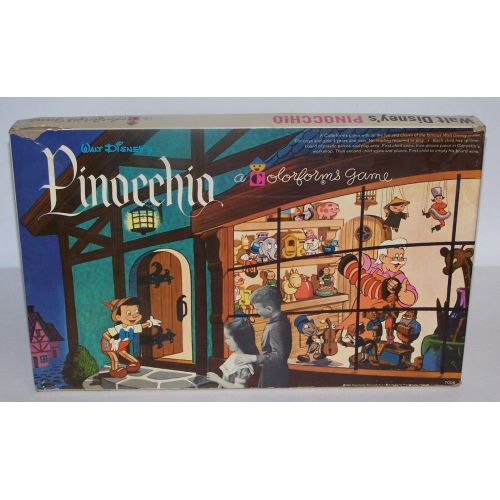 디즈니 Walt Disney Pinocchio Colorforms Game 1962 NIB Unused
