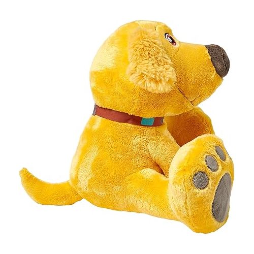 디즈니 Disney Store Official Pixar UP - Dug The Dog with Big Feet Plush Toy - Soft & Cuddly 11-Inch Character, for Kids & Fans, Collectible for All Ages