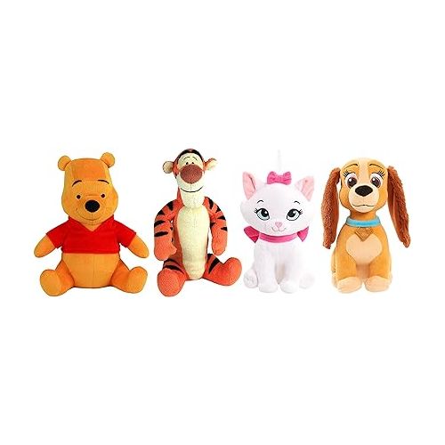 디즈니 Disney Collectible 7.2-inch Winnie the Pooh Beanbag Plush, Super Soft Plush Fabric, Kids Toys for Ages 2 Up by Just Play