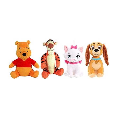 디즈니 Disney Collectible 7.2-inch Winnie the Pooh Beanbag Plush, Super Soft Plush Fabric, Kids Toys for Ages 2 Up by Just Play