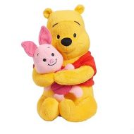 Disney Classics Lil Friends Winnie the Pooh and Piglet Plush Stuffed Animal, Officially Licensed Kids Toys for Ages 0+ by Just Play