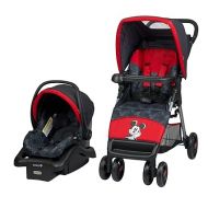 Disney Baby Mickey Mouse Simple Fold LX Travel System, Lift to fold compactly in Less Than a Second for Easy Storage; self-Standing When Folded, Mickey Blogger