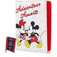 Disney Mickey & Minnie Mouse Passport Holder - Officially Licensed Passport Holder for Women - Travel Essentials for Women