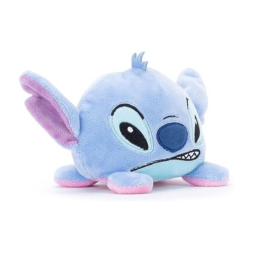 디즈니 Disney Simba Official Stitch and Angel Reversible Plush toy for kids Stitch, Blue, pink