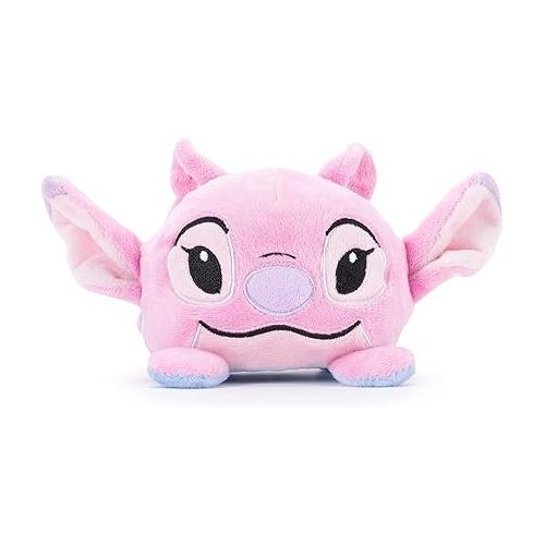 디즈니 Disney Simba Official Stitch and Angel Reversible Plush toy for kids Stitch, Blue, pink