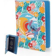 Disney Lilo & Stitch Passport Holder - Officially Licensed Passport Holder for Women - Travel Essentials for Women