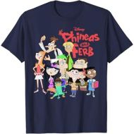 Disney Phineas And Ferb The Group Logo T-Shirt