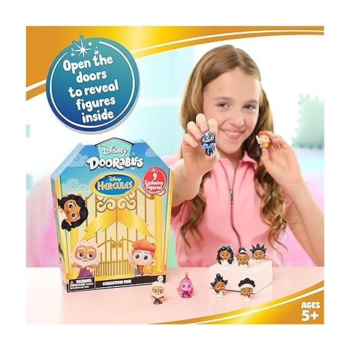 디즈니 Disney Doorables Hercules Collector Pack, Collectible Blind Bag Figures, Officially Licensed Kids Toys for Ages 5 Up, Amazon Exclusive