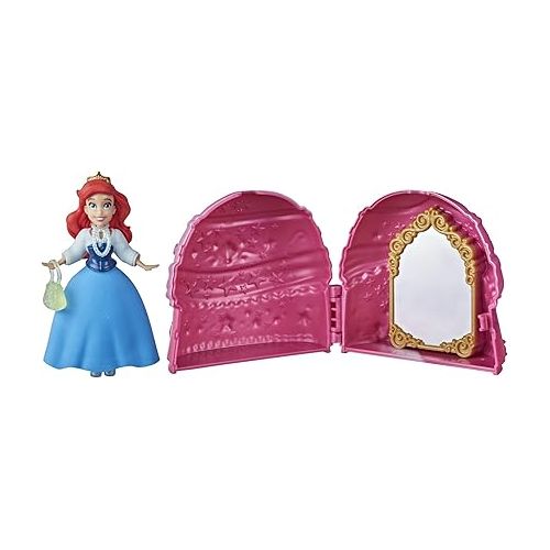 디즈니 Disney Princess Secret Styles Fashion Surprise Ariel, Mini Doll Playset with Extra Clothes and Accessories, Toy for Girls 4 and Up