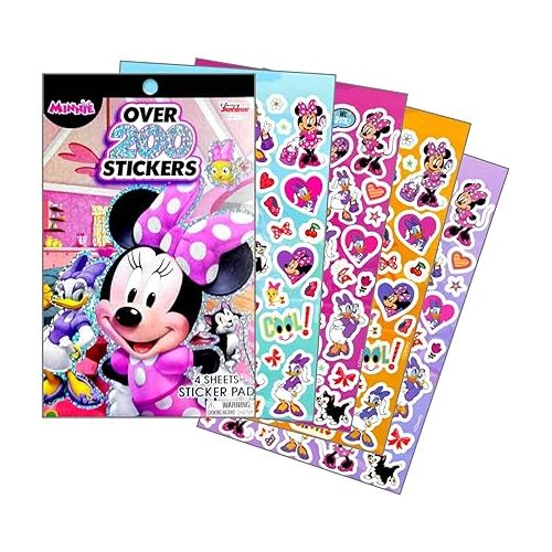 디즈니 Disney Mickey Mouse Sticker Pad and Minnie Mouse Sticker Pad Set (Over 400 Stickers total!)