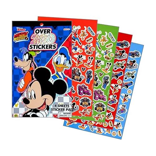 디즈니 Disney Mickey Mouse Sticker Pad and Minnie Mouse Sticker Pad Set (Over 400 Stickers total!)