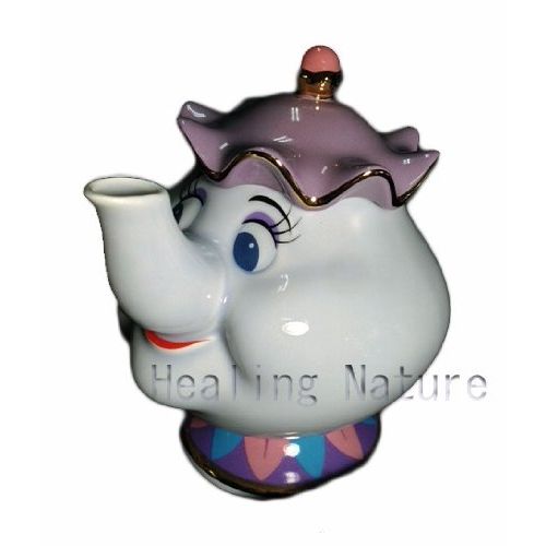 디즈니 Disney Resort limited release  Beauty and the Beast  Mrs. Potts and Chip teapot set  Mrs. Potts of pot u0026 chip of tea cup u0026 sugar pot