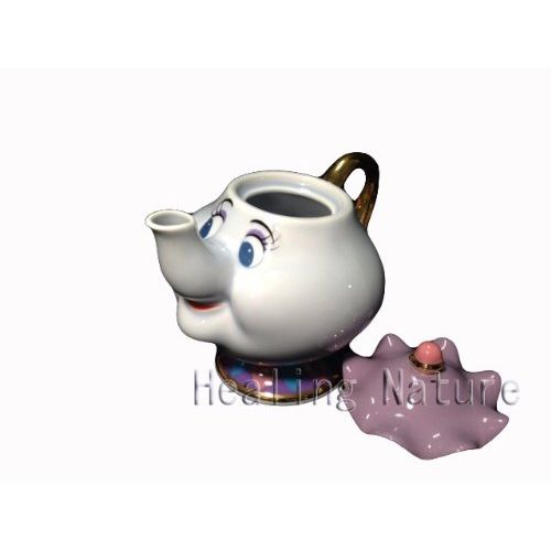 디즈니 Disney Resort limited release  Beauty and the Beast  Mrs. Potts and Chip teapot set  Mrs. Potts of pot u0026 chip of tea cup u0026 sugar pot