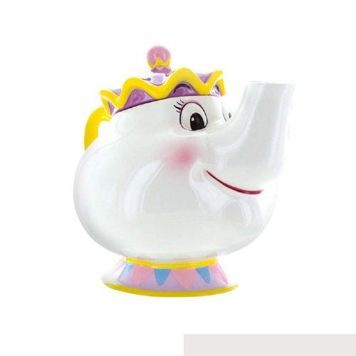 디즈니 Disney Mrs Potts Teapot, Porcelain 9.5 x 7.8 - Beauty and The Beast