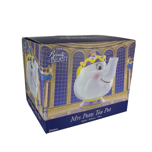 디즈니 Disney Mrs Potts Teapot, Porcelain 9.5 x 7.8 - Beauty and The Beast