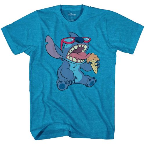 디즈니 Disney Lilo and Stitch Ice Cream Cone Tee Funny Humor Disneyland Graphic Adult T-Shirt