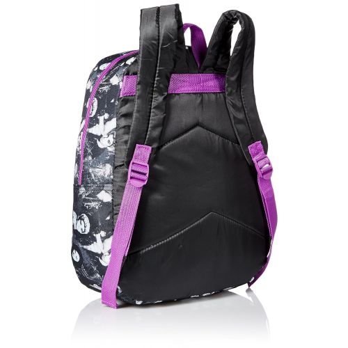 디즈니 Disney Little Girls Descendants Print Backpack, Black, One Size