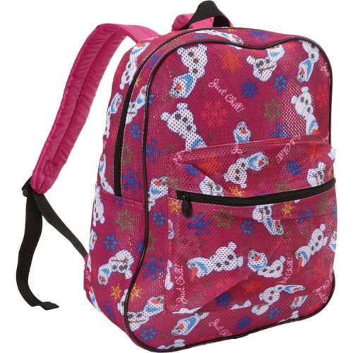 디즈니 Disney Nickelodeon Marvel Disney 16 Frozen Olaf Mesh Backpack Bag